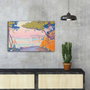 Wallity Lienzo Decorativo Gulf Juan de Paul Signac 45 x 70 cm